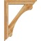 Ekena Millwork Legacy Traditional Rough Sawn Bracket w/ Offset Brace, Western Red Cedar, 6"W x 32"D x 40"H BKT0604X32X40LEC01RWR - alternate 4
